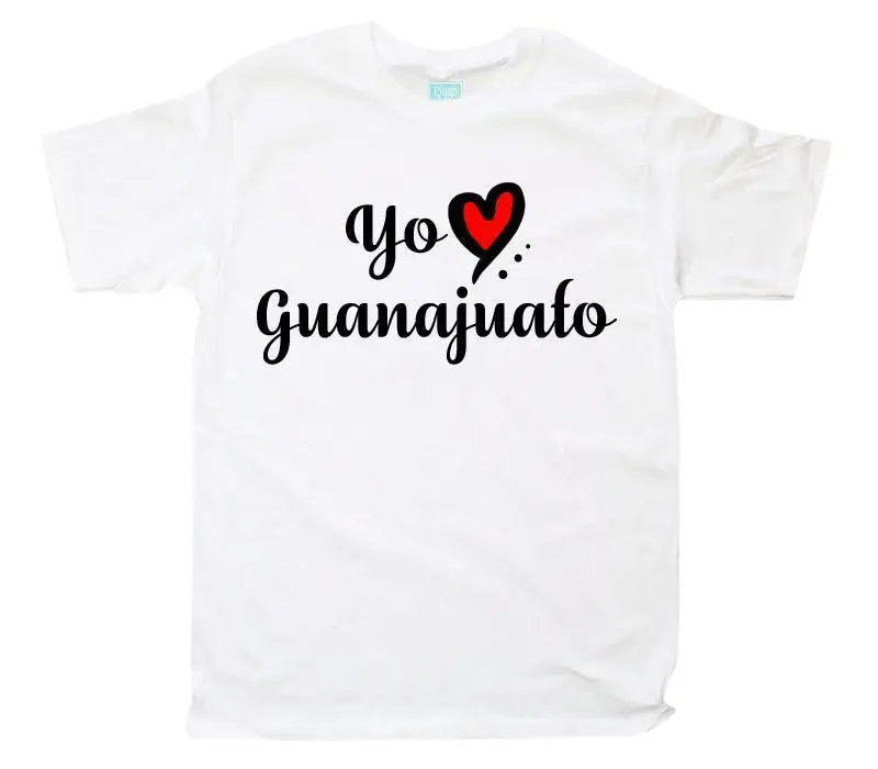 Playera Yo Amo Guanajuato Blanco / EEG / Caballero - Ball - vista lateral