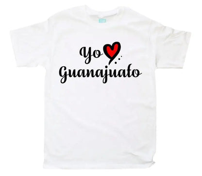 Playera Yo Amo Guanajuato Blanco / EEG / Caballero - Ball - vista lateral