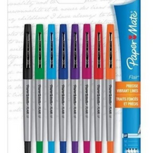 Plumones Paper Mate Flair Colores Surtidos 8 piezas - MarchanteMX