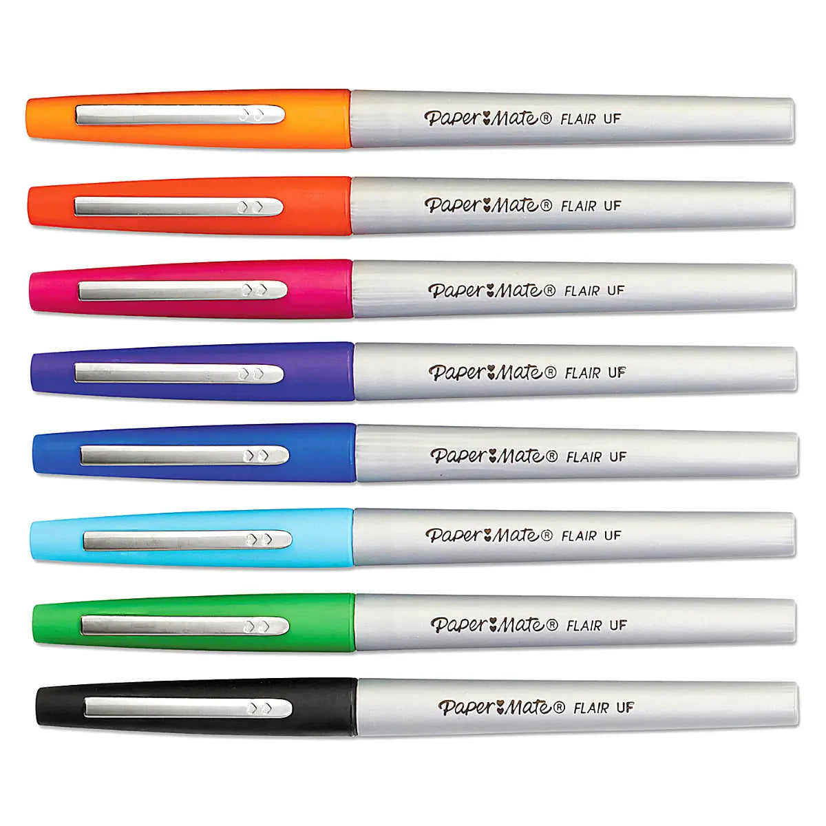 Plumones Paper Mate Flair Colores Surtidos 8 piezas - Papermate - detalle