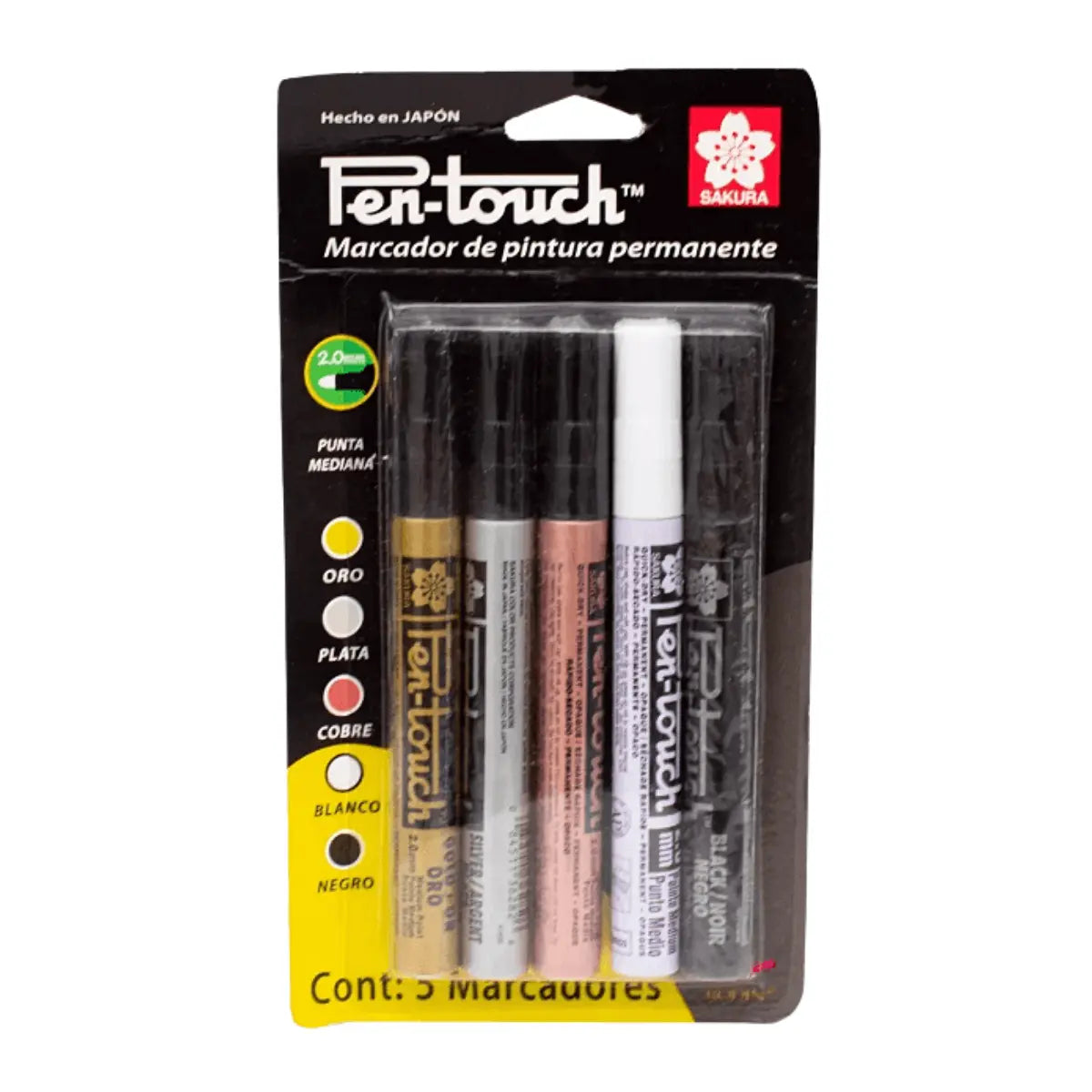 Plumones Permanentes Punto Mediano Pen Touch - MarchanteMX