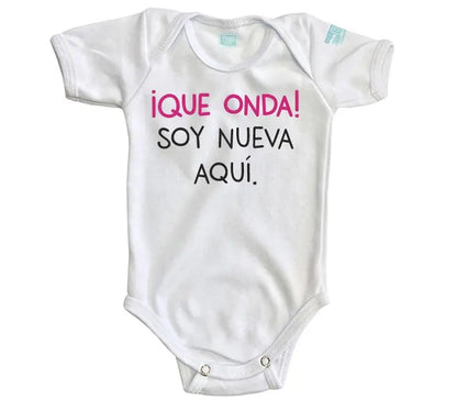Body Bebe Que Onda Niña - MarchanteMX