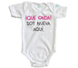 Body Bebe Que Onda Niña - MarchanteMX