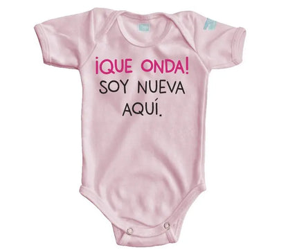 Body Bebe Que Onda Niña - MarchanteMX