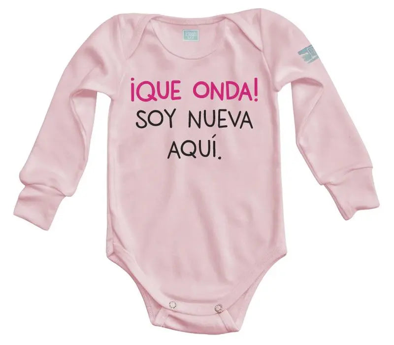 Body Bebe Que Onda Niña - MarchanteMX