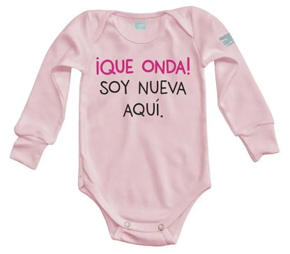 Body Bebe Que Onda Niña - MarchanteMX