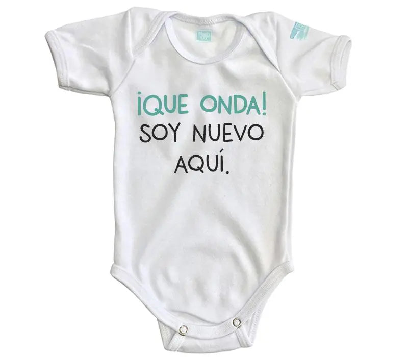 Body Bebe Que Onda Niño - MarchanteMX