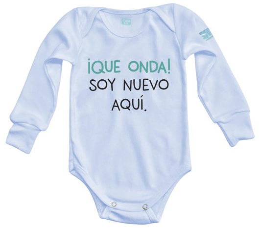 Body Bebe Que Onda Niño - MarchanteMX