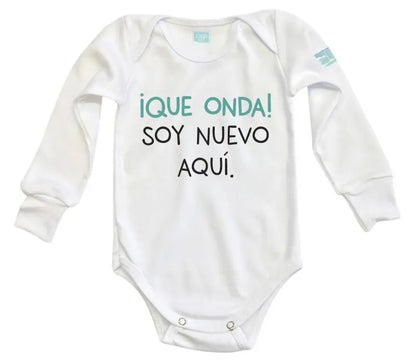 Body Bebe Que Onda Niño - MarchanteMX