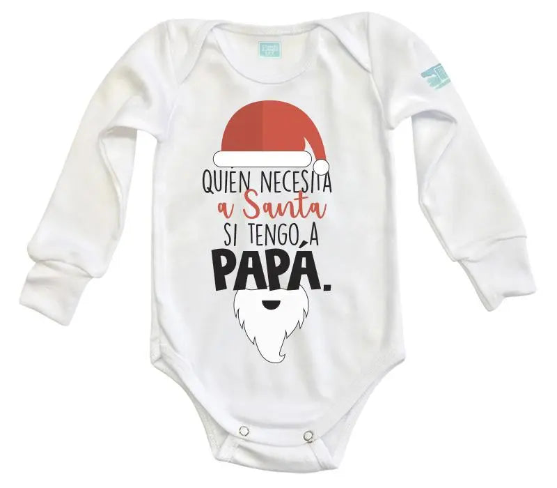 Body Bebe Quien Necesita a Santa - MarchanteMX