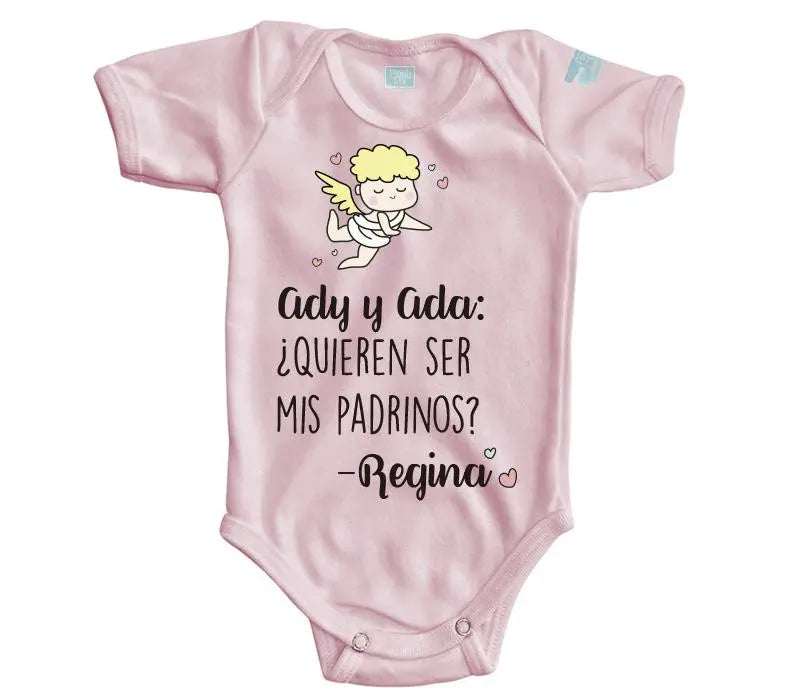 Body Bebé Padrinos Ángel - MarchanteMX