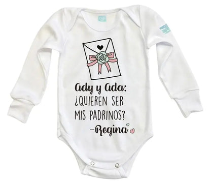 Body Bebé Natalicio Manga Larga / Blanco / 24m - Coveme - contenido