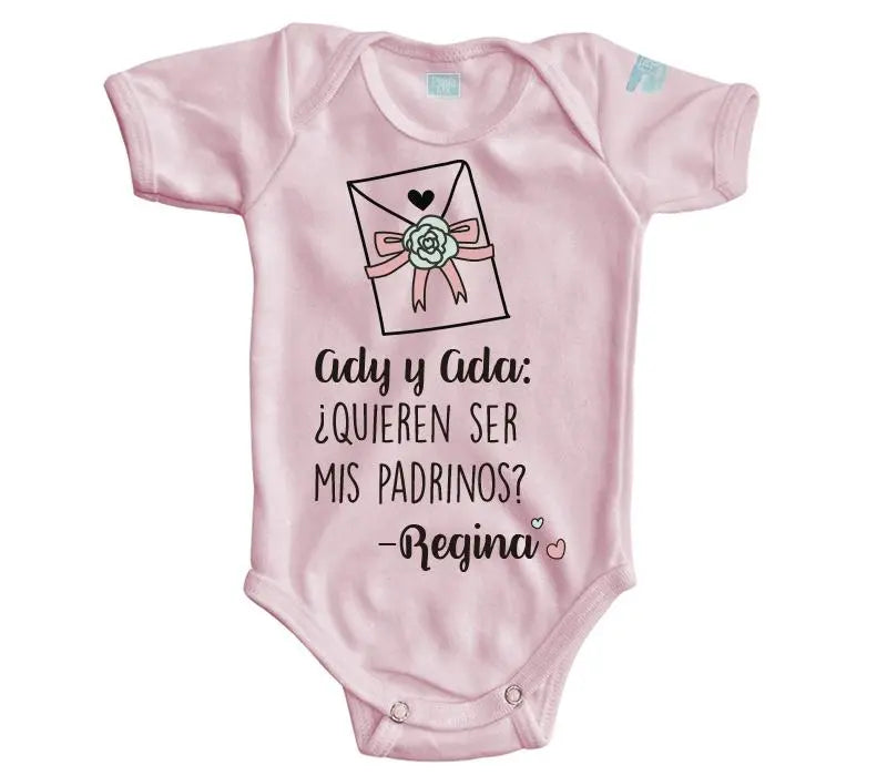 Body Bebé Natalicio Manga Corta / Rosa / 24m - PLASH - uso