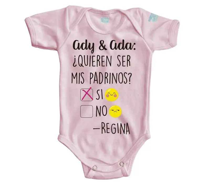 Body Bebé Padrinos Emojis - MarchanteMX