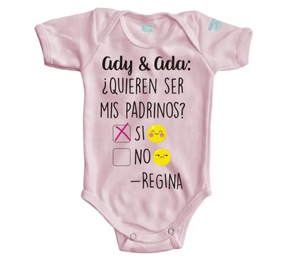 Body Bebé Padrinos Emojis - MarchanteMX