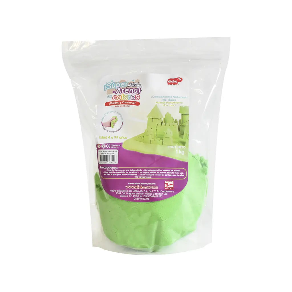 SUPER ARENA VERDE 1KG - Marchante MX