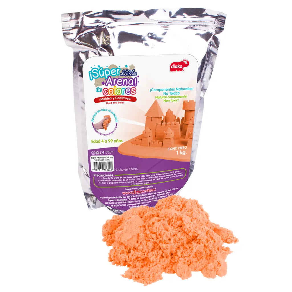 SUPER ARENA NARANJA 1KG - Marchante MX