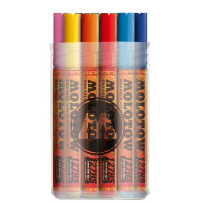 MOLOTOW -MAIN KIT #1 CON 20 MARCADORES ACRÍLICOS ONE4ALL PUNTA 2MM