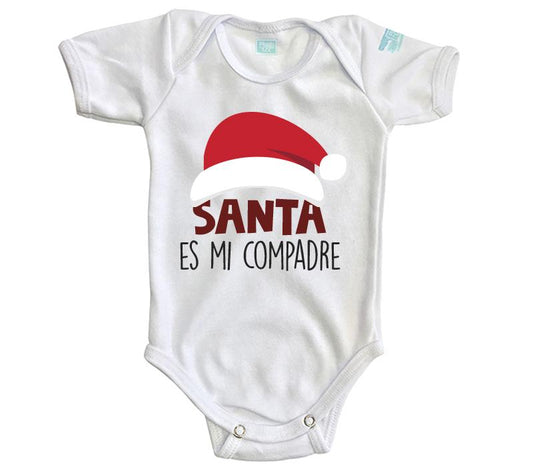 Body Bebe Santa Es Mi Compadre - MarchanteMX