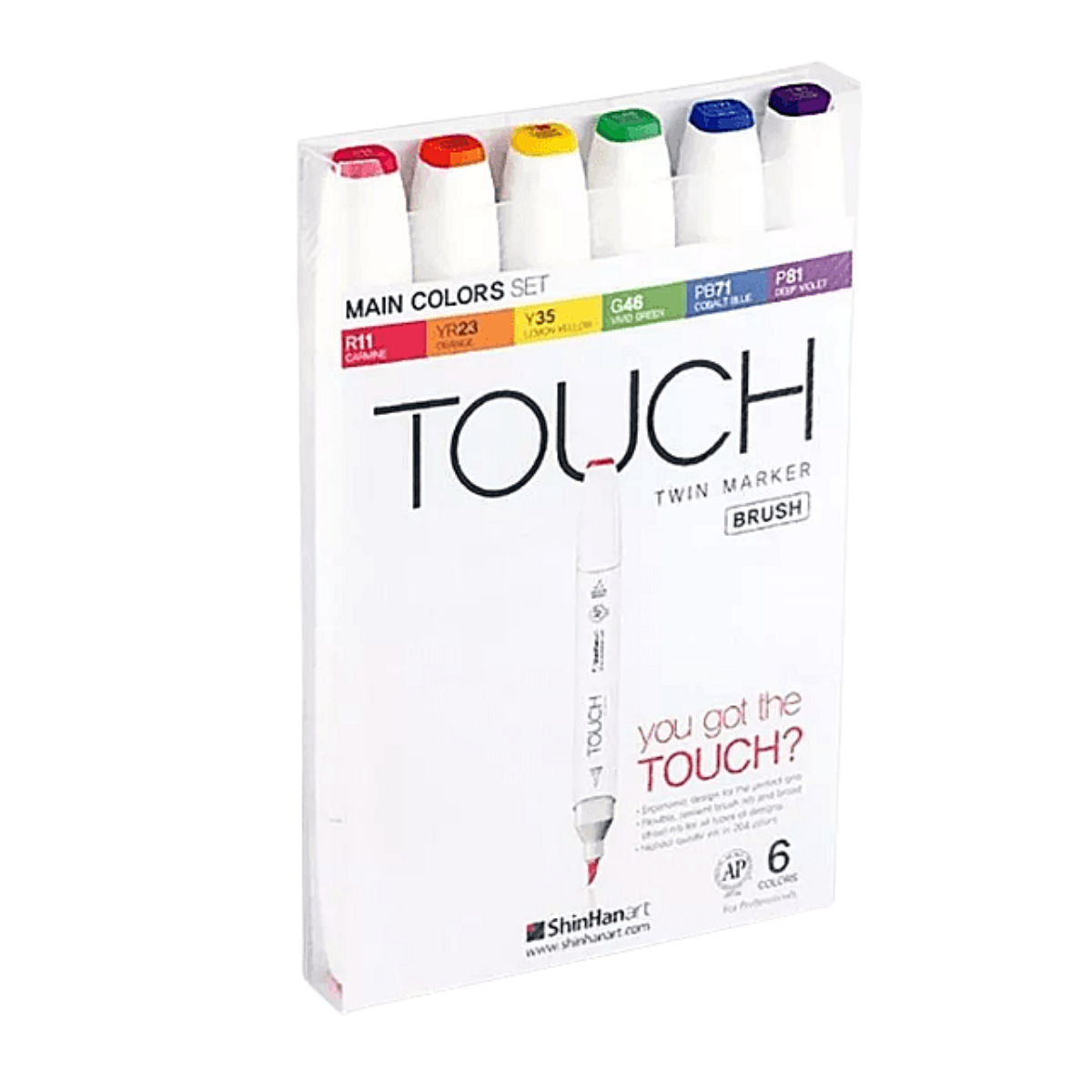 Set De Marcadores Dobles Brush Touch Elegir Colores - MarchanteMX