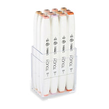 TOUCH - Set con 12 marcadores piel  brush no. 11222