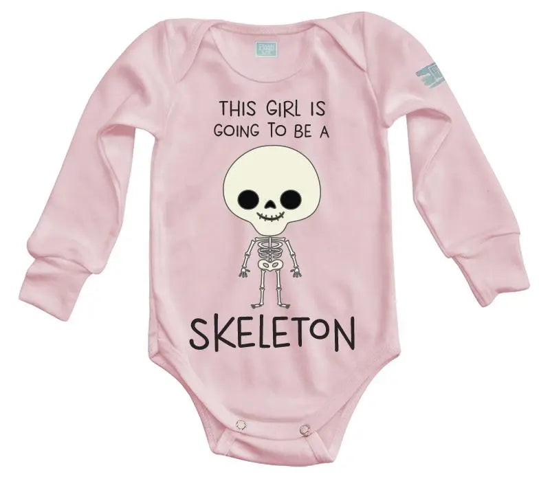 Body Bebe Skeleton Niña - MarchanteMX