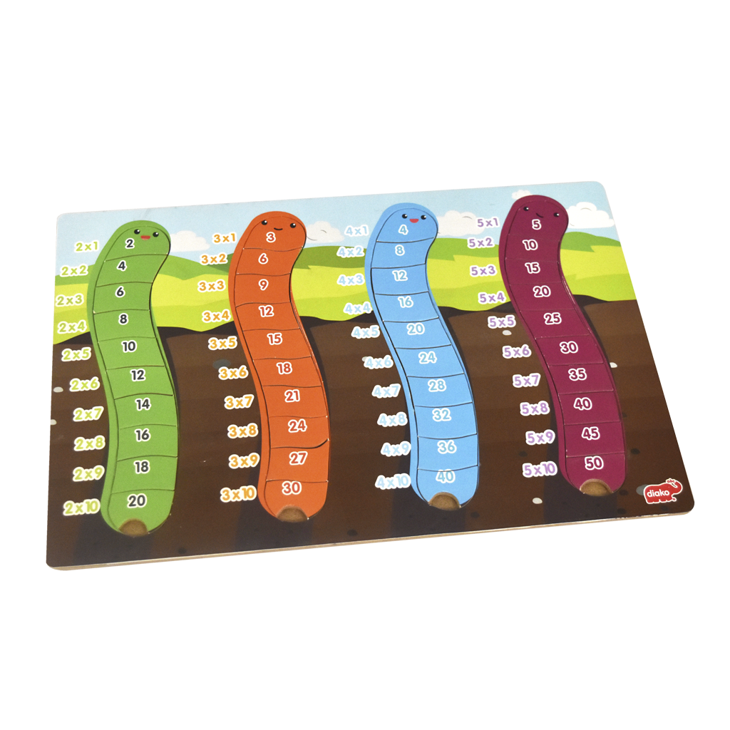 Rompecabezas de Tablas de Multiplicar 2-5