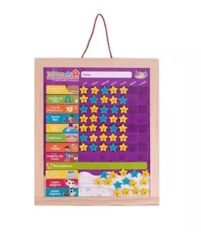 Tablero De Responsabilidades De Madera Para Niños Diako - Diako - accesorios