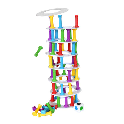 DIAKO ABC | Torre Griega - Juego de Mesa de plástico | Juegos de Mesa para niños | Fomenta la imaginación y Desarrollo cognitivo | Perfecto para Regalo | Dia del niño - Diako