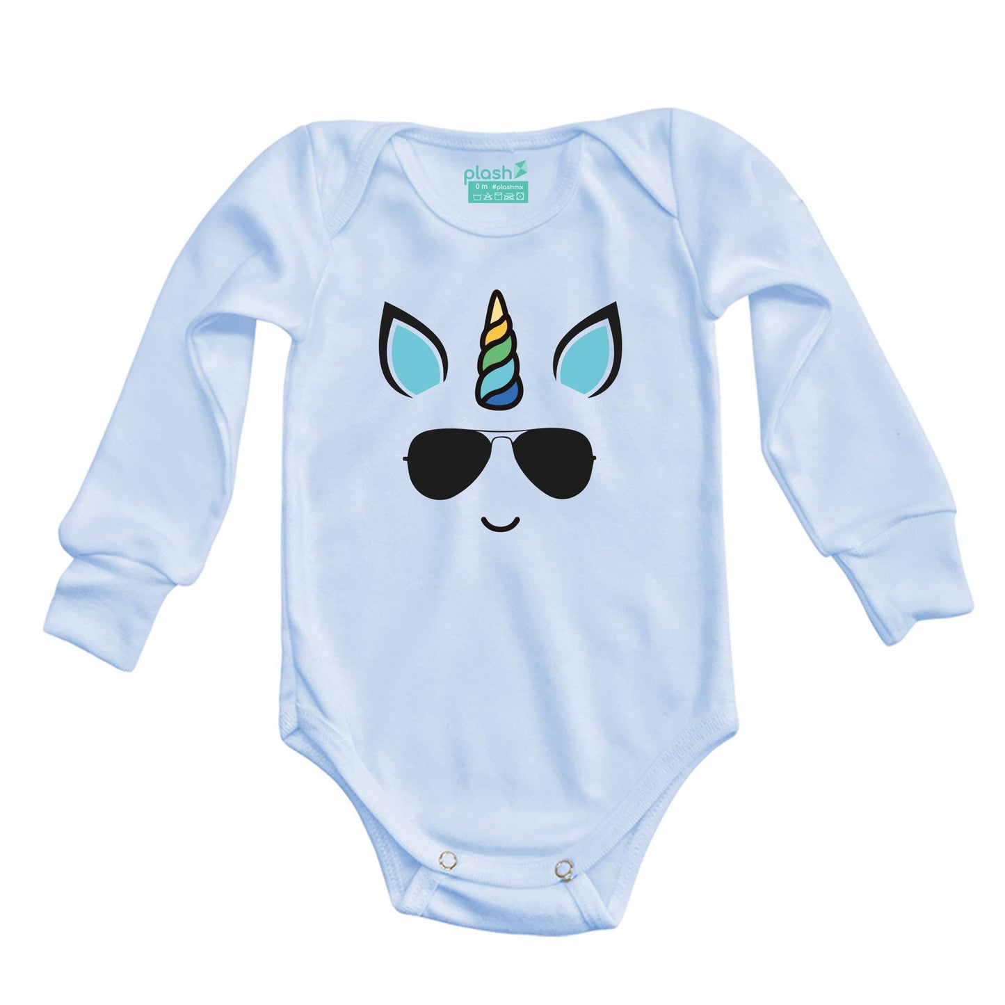 Body Bebé Cara Unicornio Niño - MarchanteMX