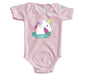 Body Bebé Unicornio con Nombre - MarchanteMX