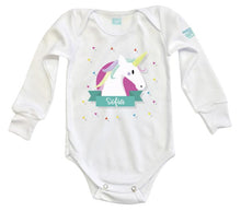 Body Bebé Unicornio con Nombre - MarchanteMX
