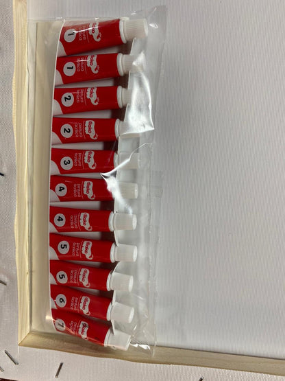 PINTA POR NUMERO 40X50 VACACIONES EN SANTORINI