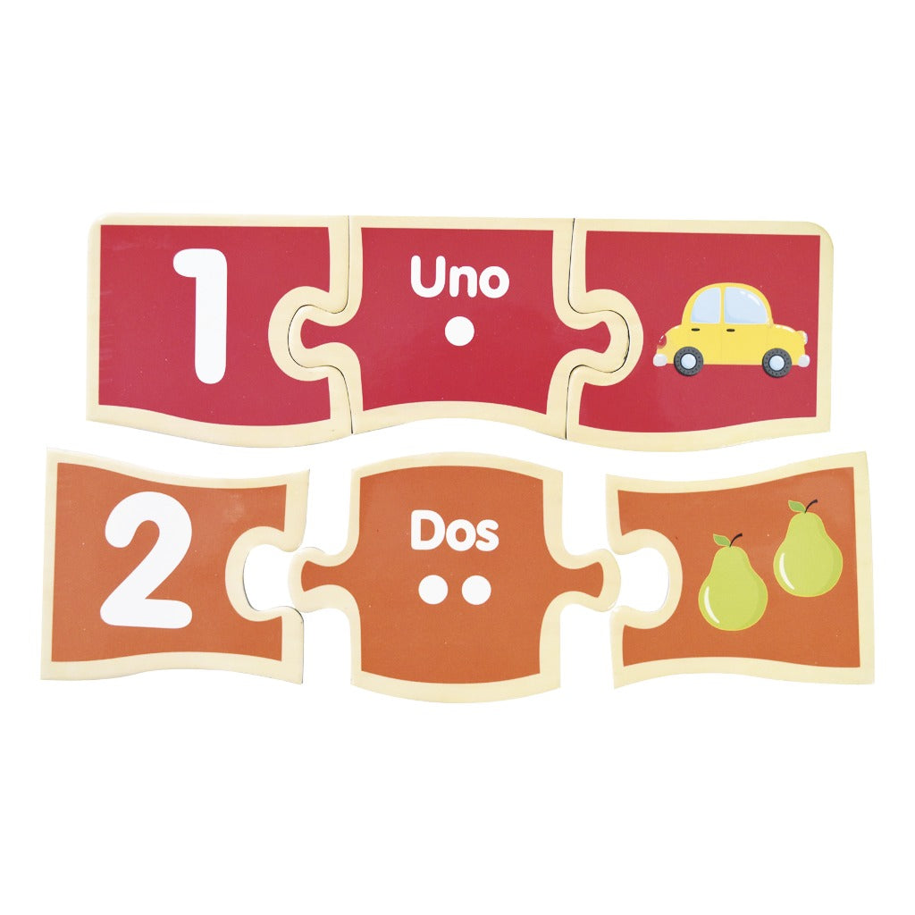 Rompecabezas Números 1 Al 10 Cuenta Y Arma Didáctico