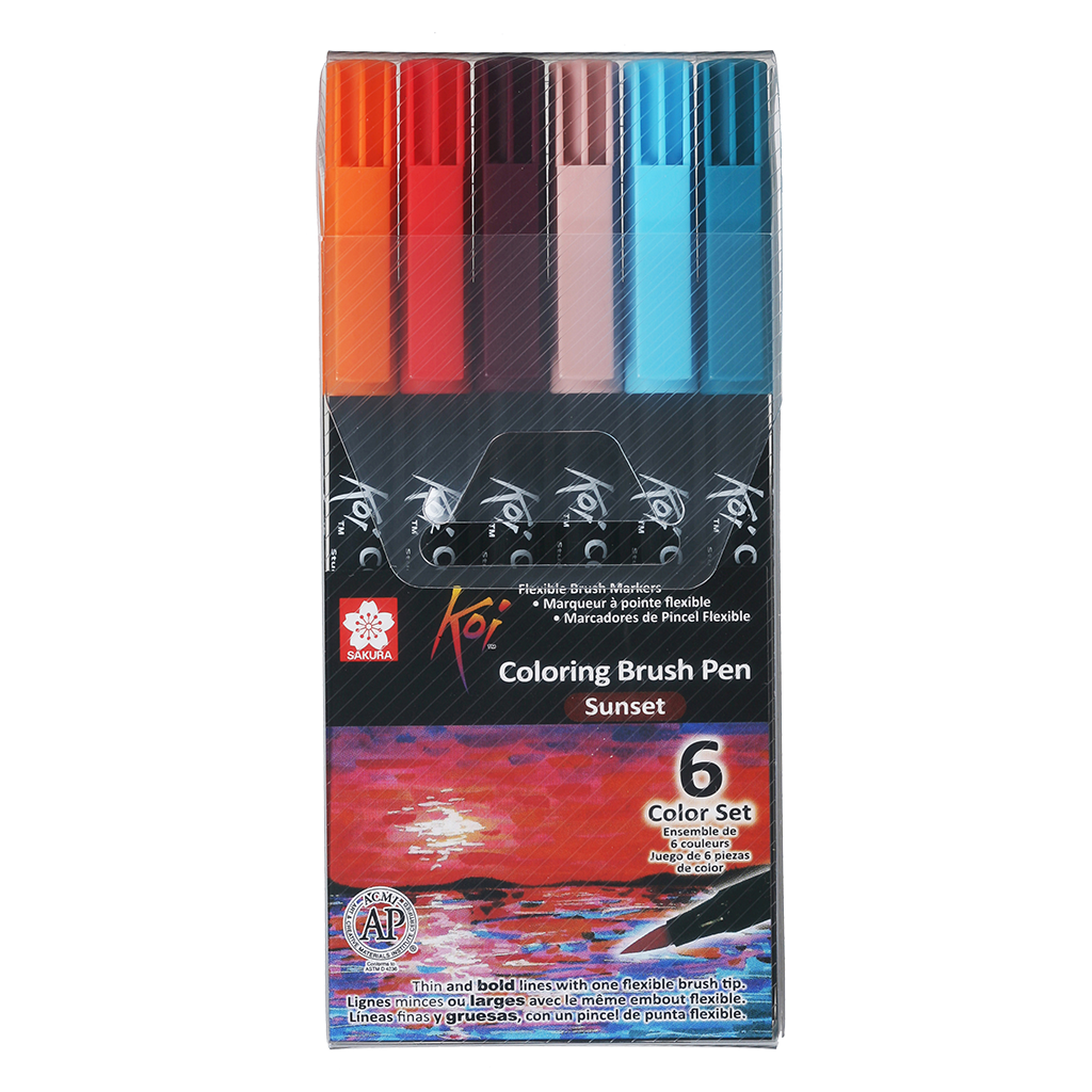 KOI - Estuche con 6 piezas colores verano