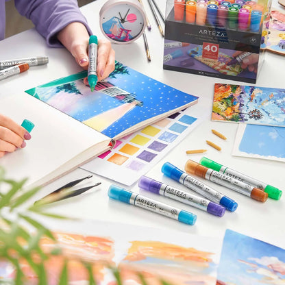 Set 40 Marcadores Acrílicos Permanentes Rotuladores Arteza Arteza