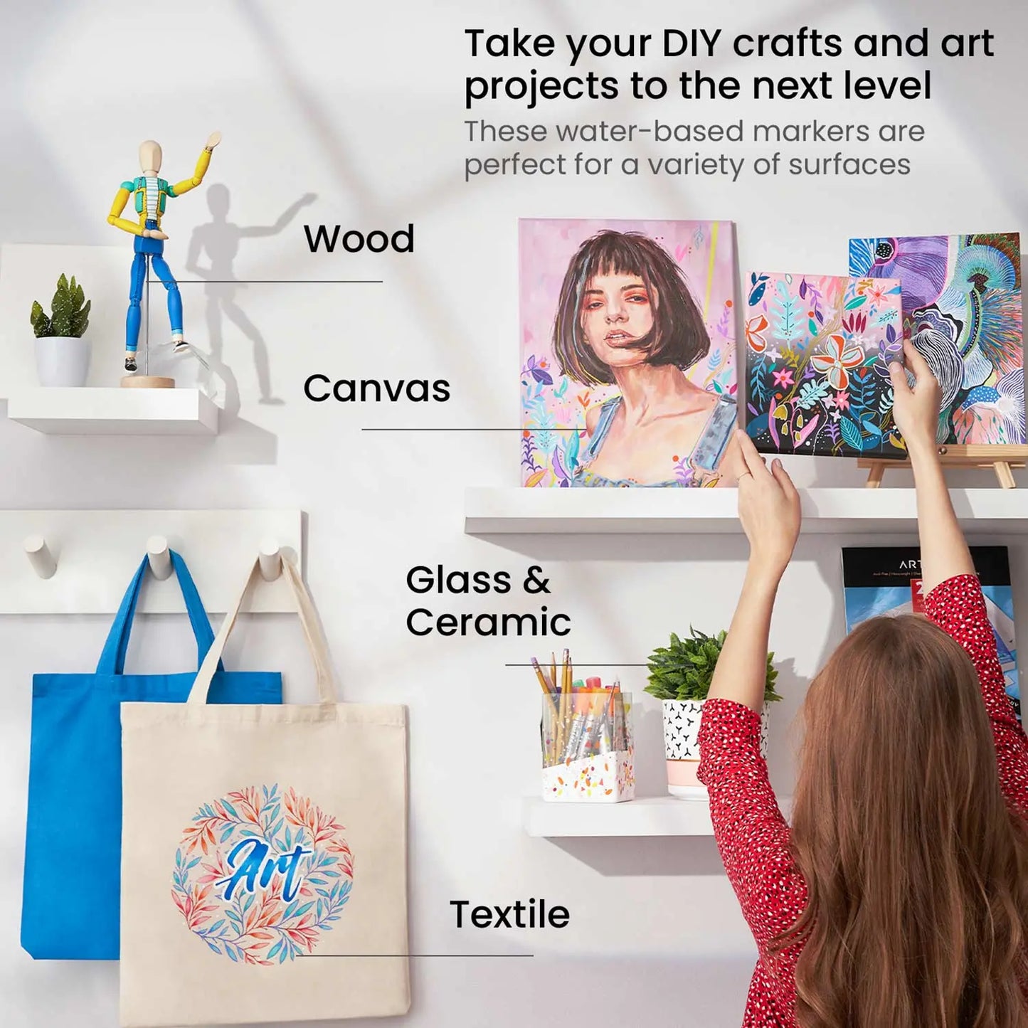 Set 40 Marcadores Acrílicos Permanentes Rotuladores Arteza Arteza