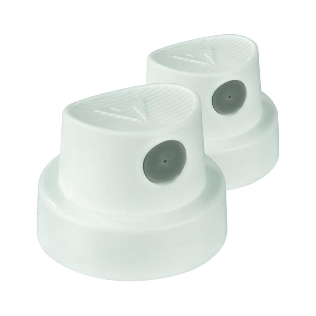 MOLOTOW - BOQUILLAS PARA AEROSOL TRAZO DELGADO BLANCO-GRIS  2 PIEZAS #9002