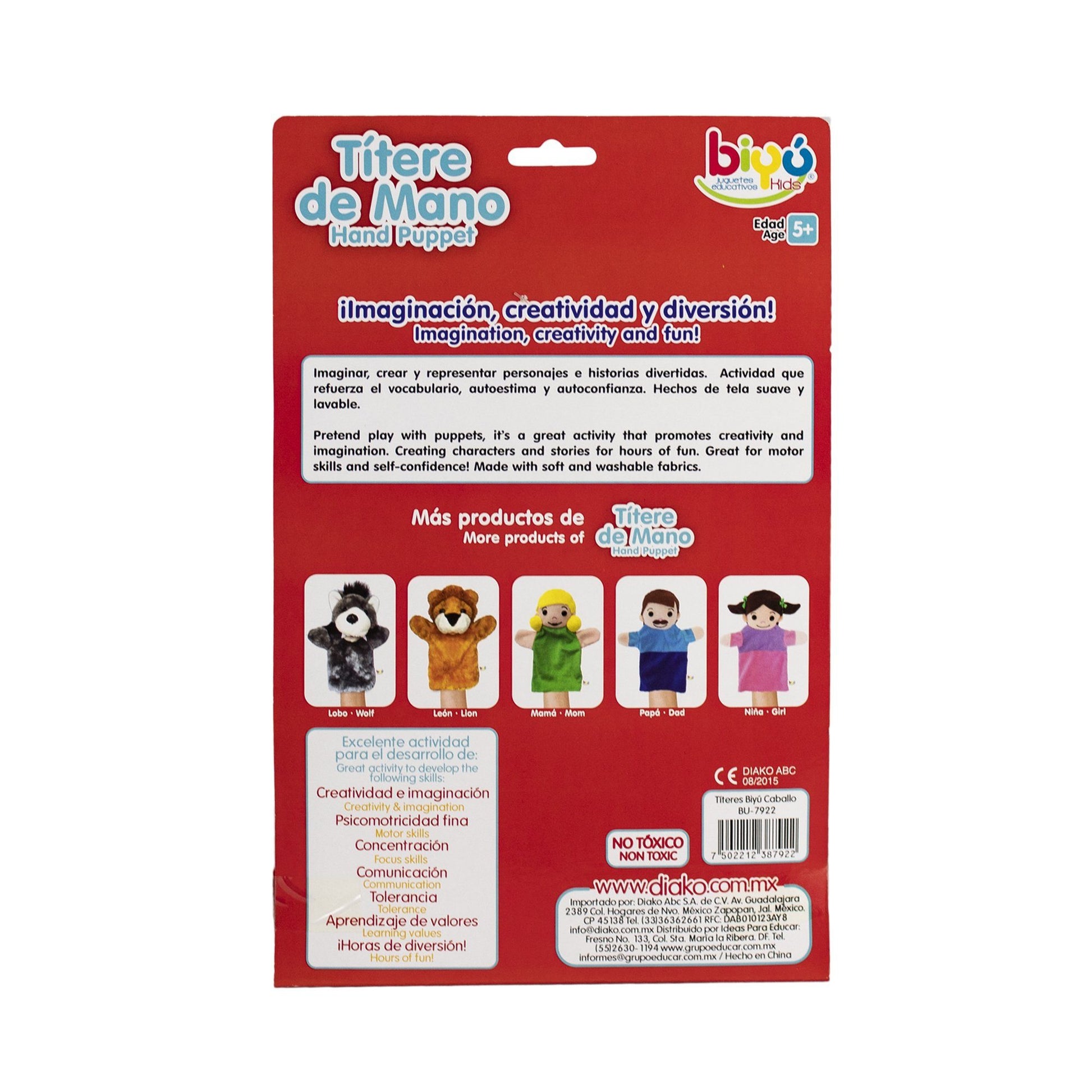 Títere Biyu Caballo Diako - MarchanteMX