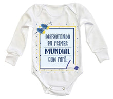Body Bebé Disfrutando mi primer mundial con papá - MarchanteMX