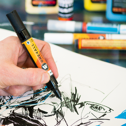 MOLOTOW -  MAIN KIT N¬∞ 1 con 12 marcadores acrílicos twin one4all de doble punta