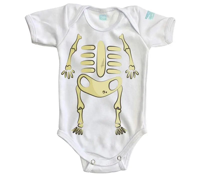 Body Bebé Esqueleto Halloween - MarchanteMX