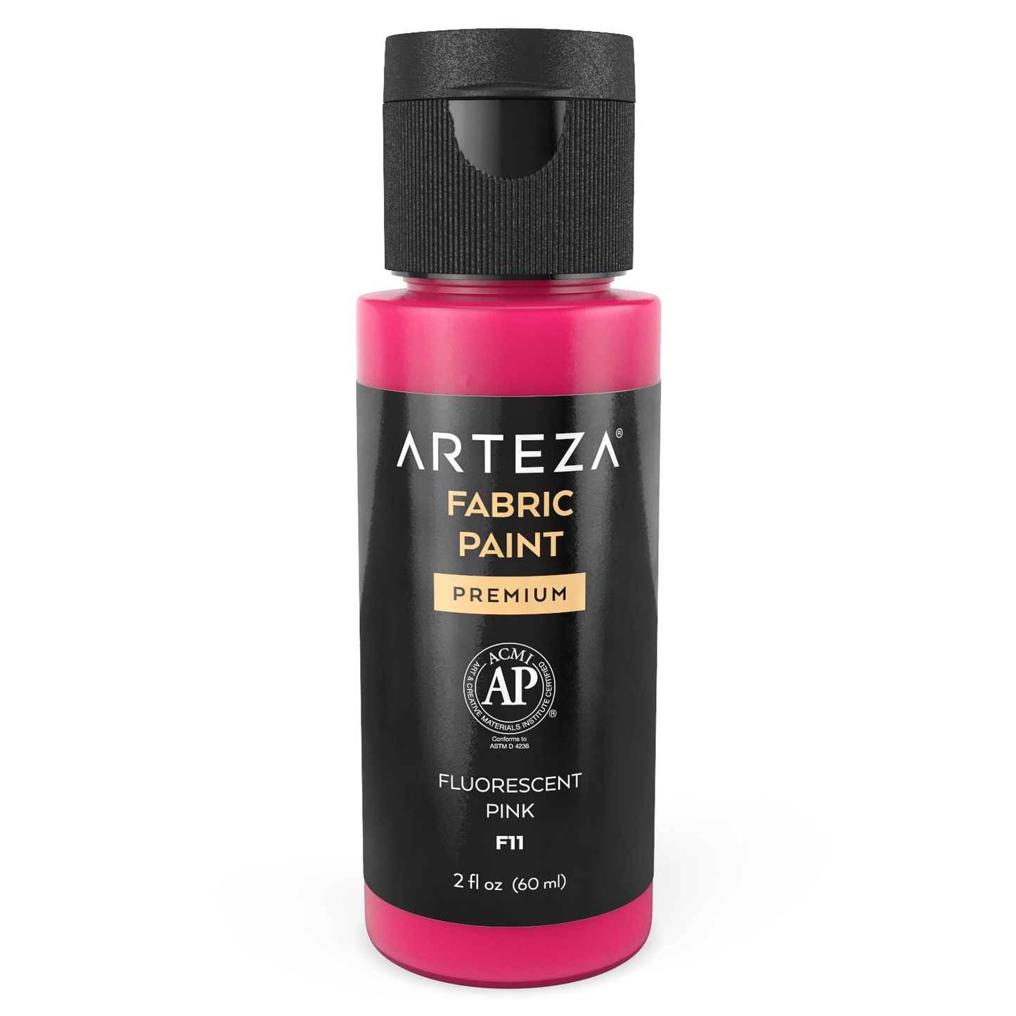 Set 24 Pintura Textil 60ml Arteza Color Básico Metal Bote