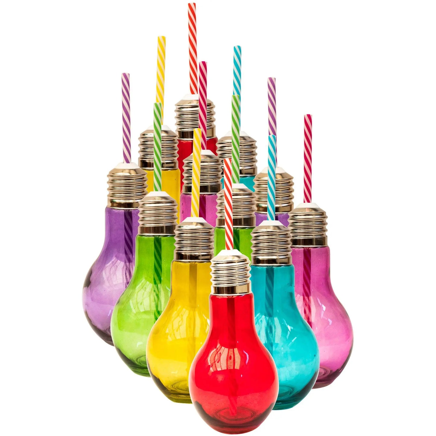 12 Pack Mason Jars Foco de Vidrio - MarchanteMX