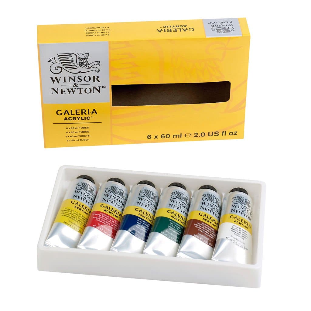 GALERIA  - Set acrílico con 6 tubos de 60 ml  #516