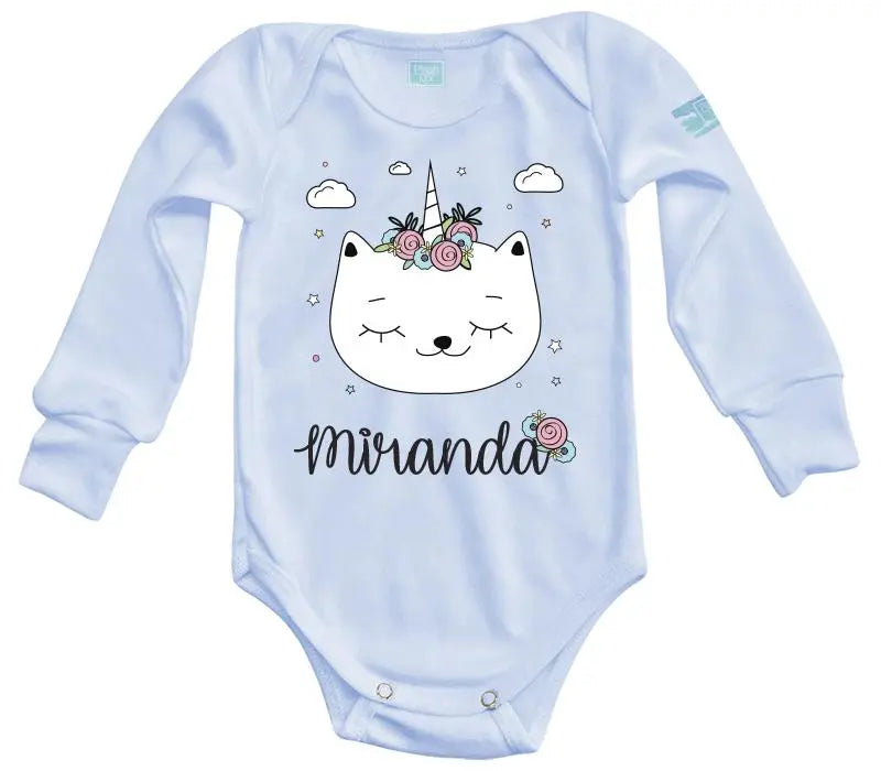 Body Bebé Gato-Unicornio - MarchanteMX