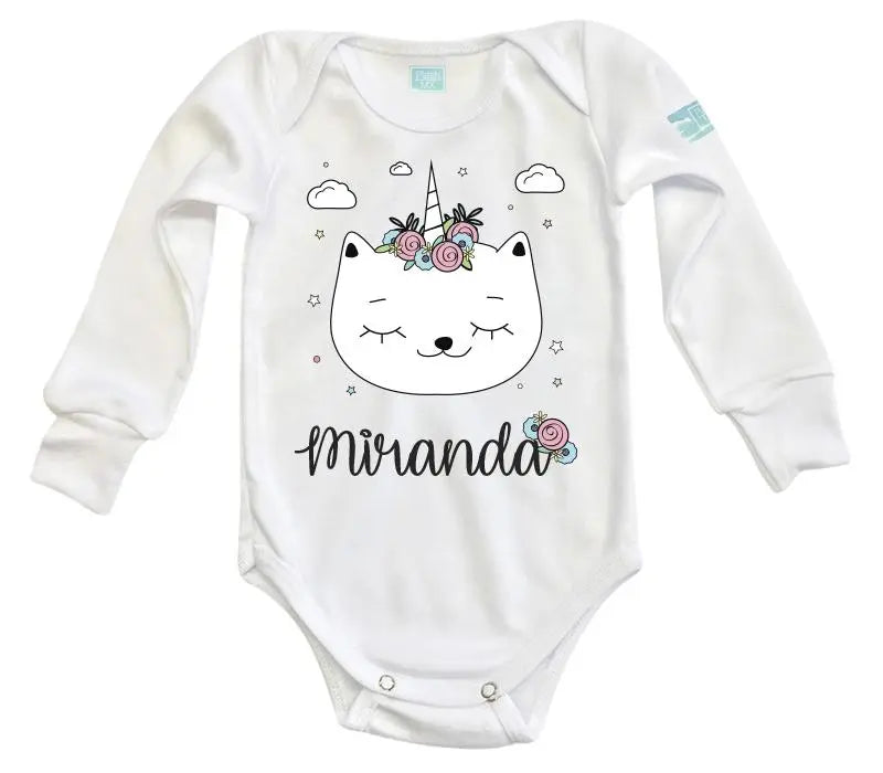 Body Bebé Gato-Unicornio - MarchanteMX
