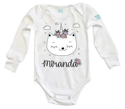 Body Bebé Gato-Unicornio - MarchanteMX