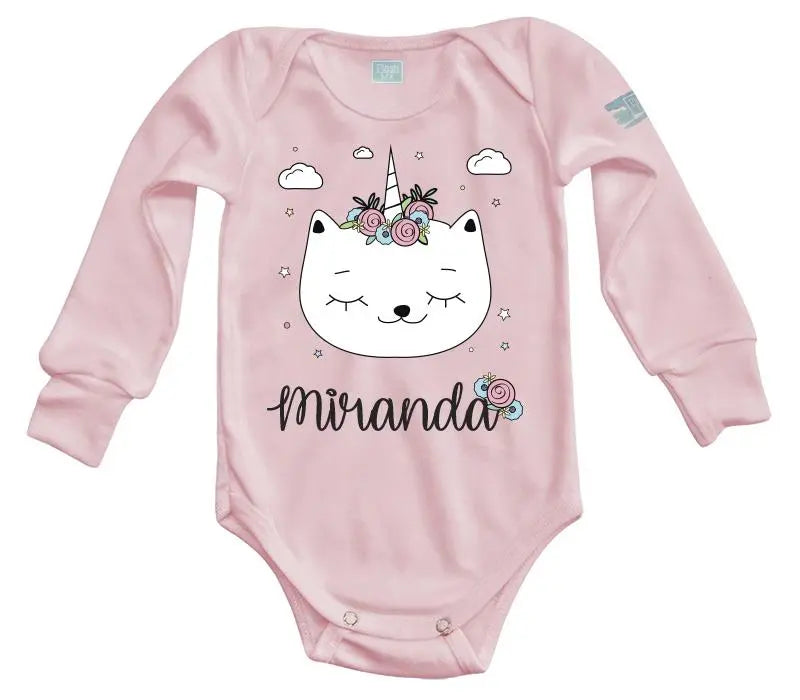 Body Bebé Gato-Unicornio - MarchanteMX