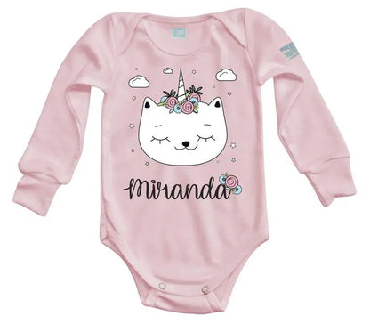 Body Bebé Gato-Unicornio - MarchanteMX
